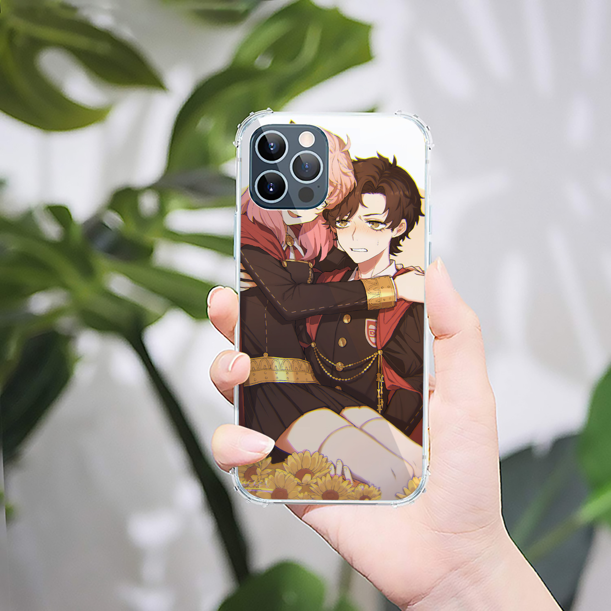 （画像用） SPY×FAMILY间谍家家酒 【iPhone 12シリーズ対応】透明スマホケース（クリアソフトケース）